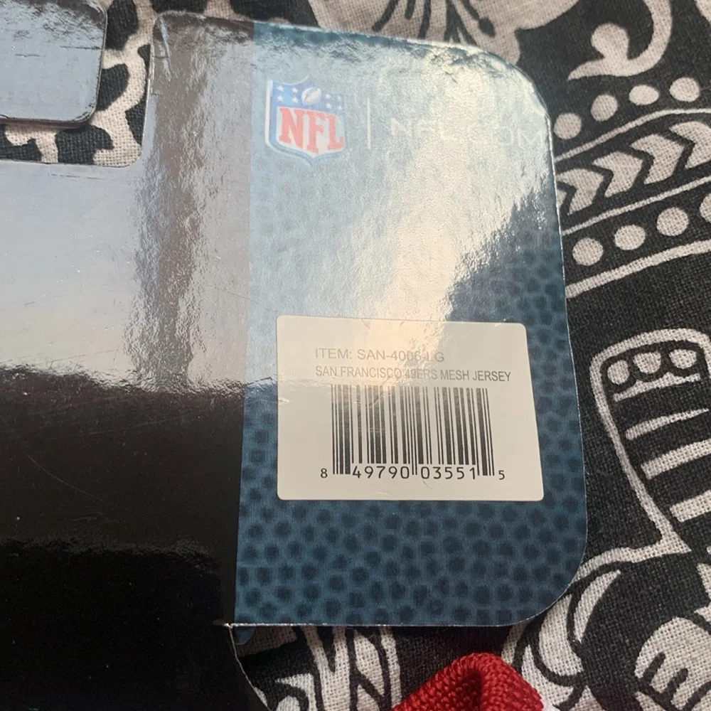 NFL 49ers Pet Jersey